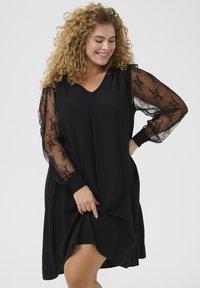 Kaffe Curve FREYA - Vestido informal - black deep