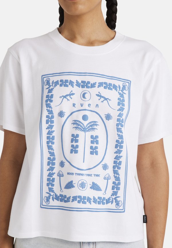 GOOD THINGS ONLY - Print T-shirt - wht2