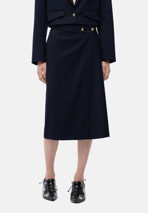 Pinko, 107713-A3MS MARZEMINO SKIRT - Gonna a campana - blue