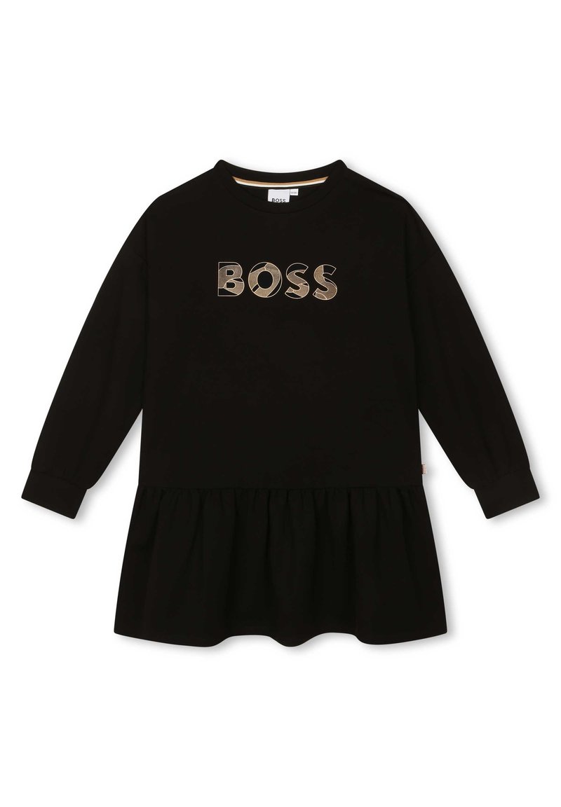 BOSS Kidswear Gebreide jurk zwart