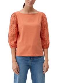 s.Oliver IM FABRICMIX - Bluse - papaya