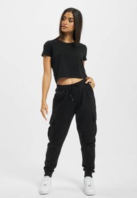 DEF LOVE - Pikkade varrukatega topp - black
