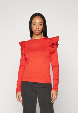 VIREDDA TOP - Langærmet T-shirt - valiant poppy