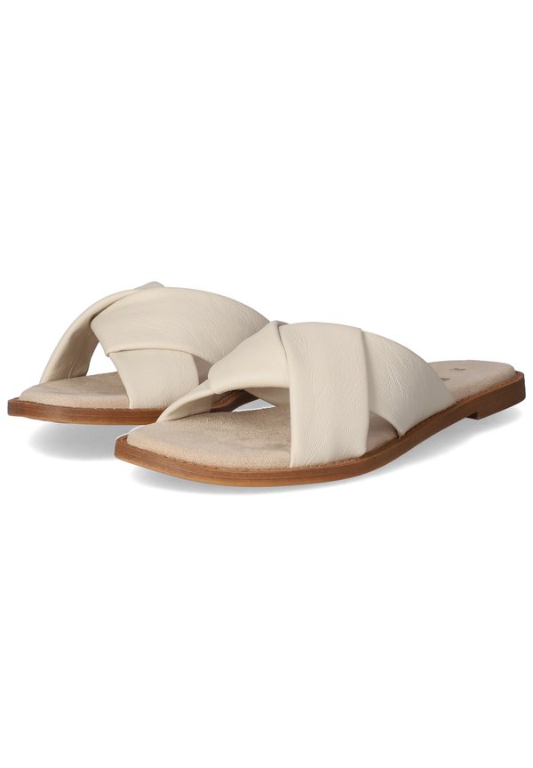 GOLDY - Pantolette flach - beige