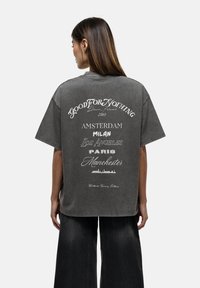 DESTINATION GREY WASHED T-SHIRT - T-shirt print - grey