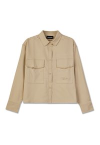NILAY OVERSIZED OVERSHIRT - Košilová halenka  - cappuccino