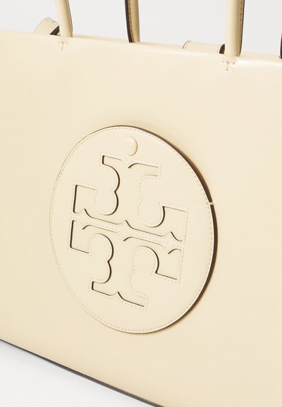 Tory Burch ELLA BIO PATENT SMALL TOTE - Handväska - vanilla soft serve