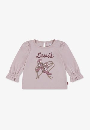 Levi's® KNOT FRONT - T-shirt à manches longues - crystal rose