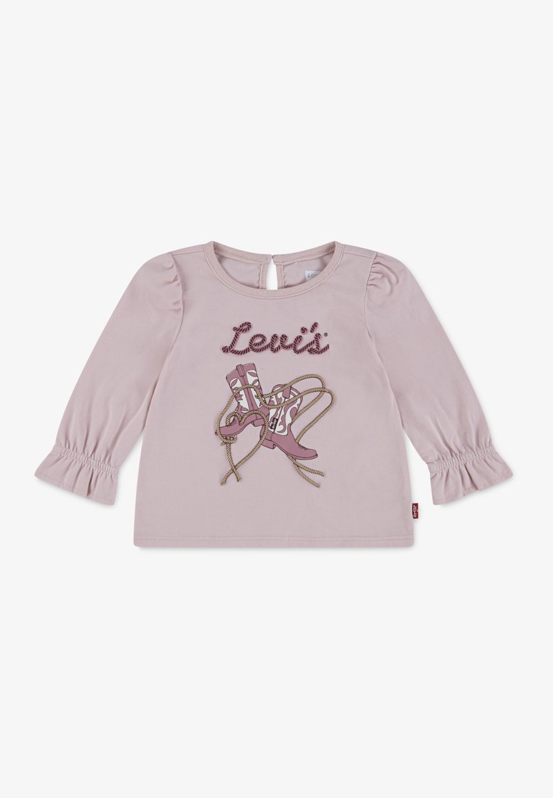 Levi's® KNOT FRONT - Pitkähihainen paita - crystal rose