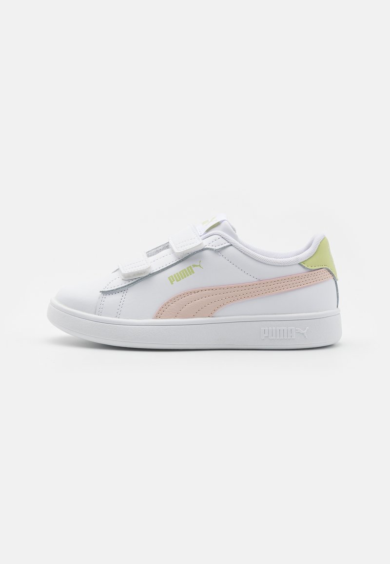 Puma SMASH 3.0 UNISEX - Αθλητικά παπούτσια - white/island pink/pistachio green