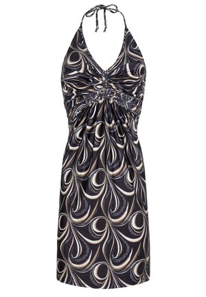 KORTE HALTER JURK NOE - Freizeitkleid - black