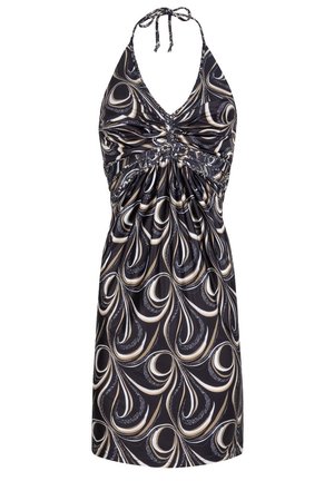 KORTE HALTER JURK NOE - Robe de jour - black