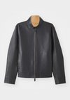 BLOUSON JACKET - Chaqueta de cuero - dark navy
