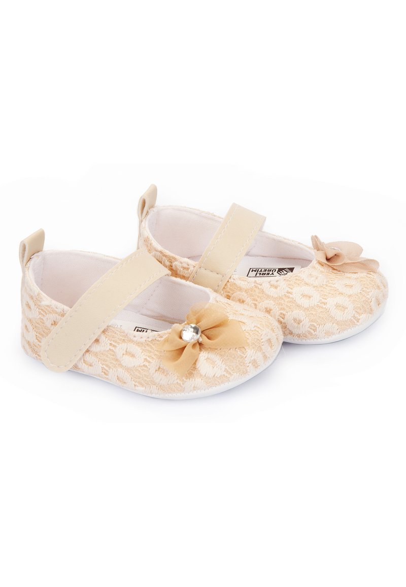 Kinder Sneaker | Baby Pattini Krabbelschuh creme/beige - BI26464 Kinder Sneaker | Baby Pattini Krabbelschuh creme/beige - BI26464