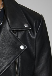 Jack & Jones Kožená bunda - black