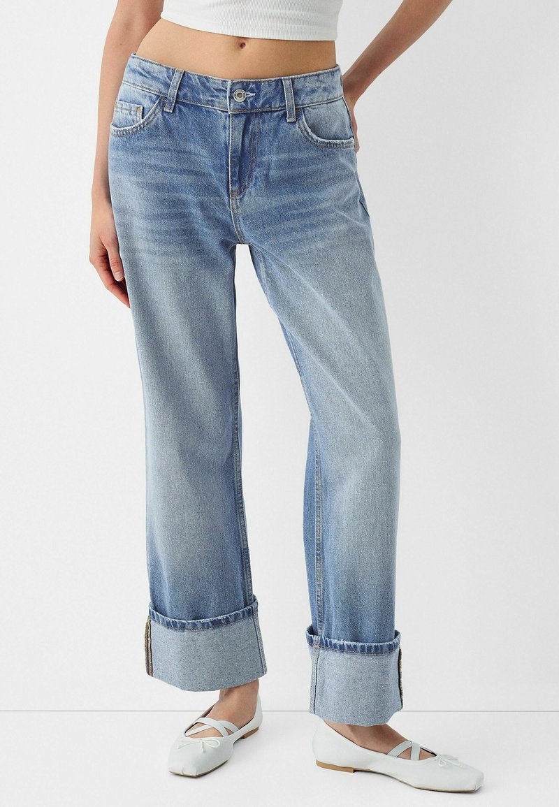 Brenda Hr Straight Jeans Light Blue Denim