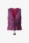 W11 EUPHORIA SHIRT - Bluse - dark rose pink