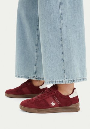 Beverly Hills Polo Club, BEVERLY HILLS POLO CLUB SNEAKERS WOMEN'S BURGUNDY 5907964379607 - Trainers - burgundy
