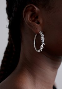 Marchesa VINE LEAF HOOP - Øredobber - silver-coloured