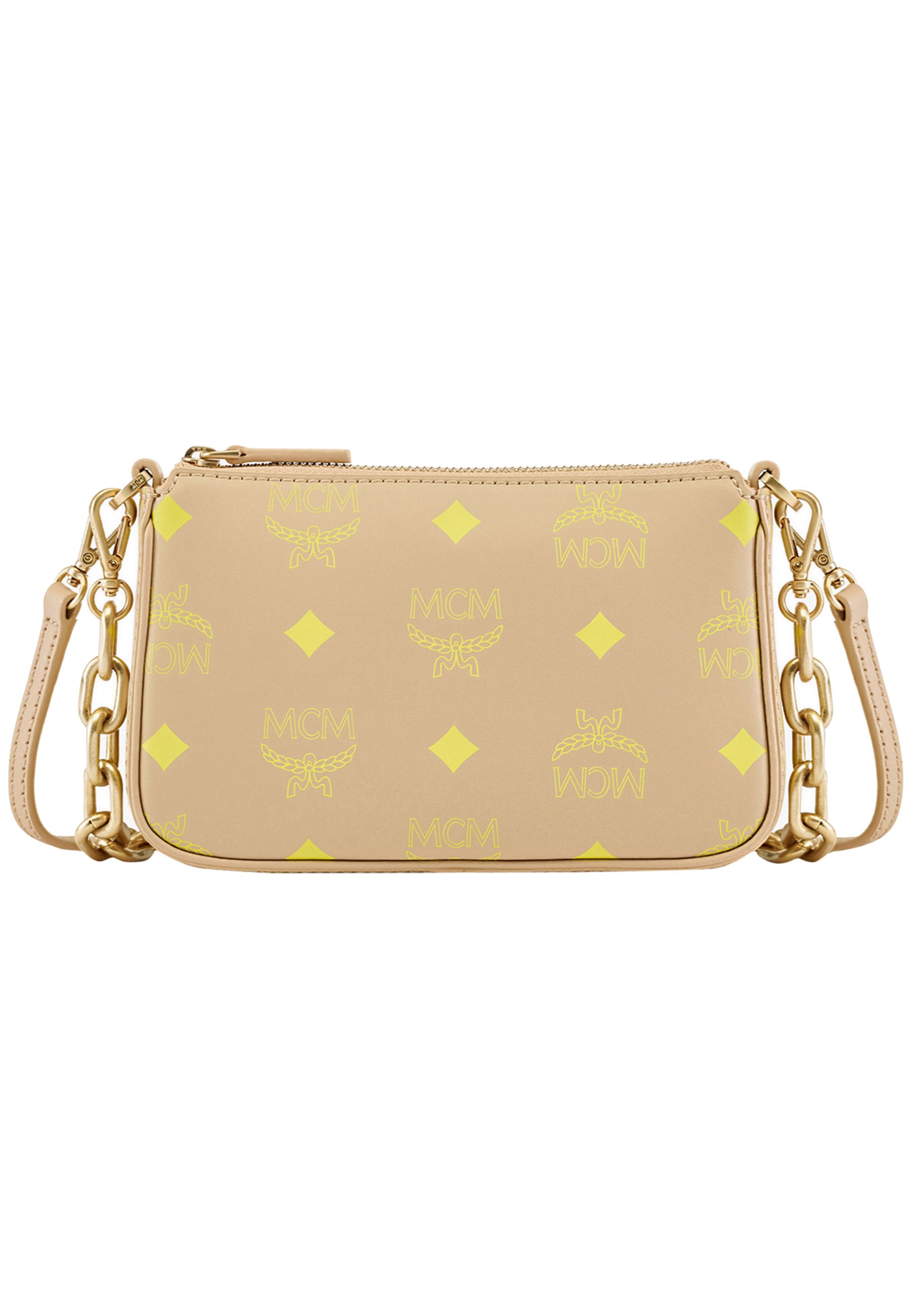 MCM MIT REISSVERSCHLUSS AUS MIT SPLASH - Handtasche - beige 