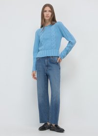 Calliope CON ROUCHES  - Strickpullover - azzurro