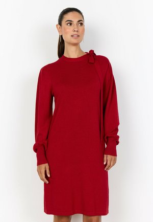 DOLLIE  - Stickad klänning - chili pepper melange