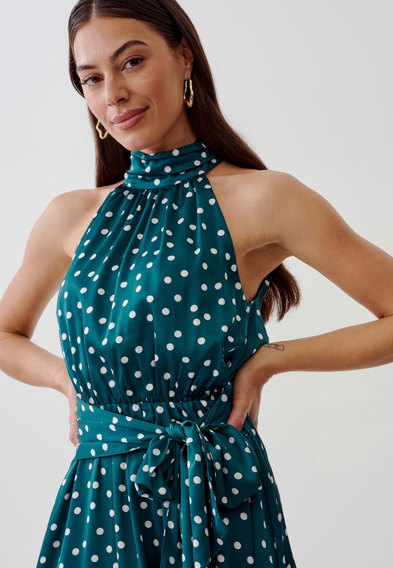 TUSSAH TIBBY - Maxi dress - emerald spot/green - Zalando.ie