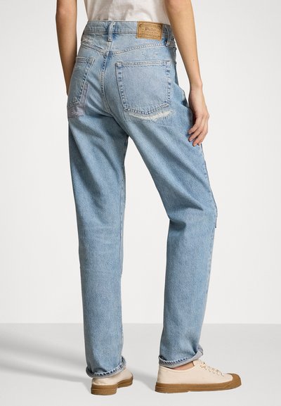 Polo Ralph Lauren ANKLE BOYFRIEND - Blugi loose fit - dorset wash