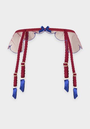 Agent Provocateur, LORNA - Strømpeholdere - dark pink/cobalt