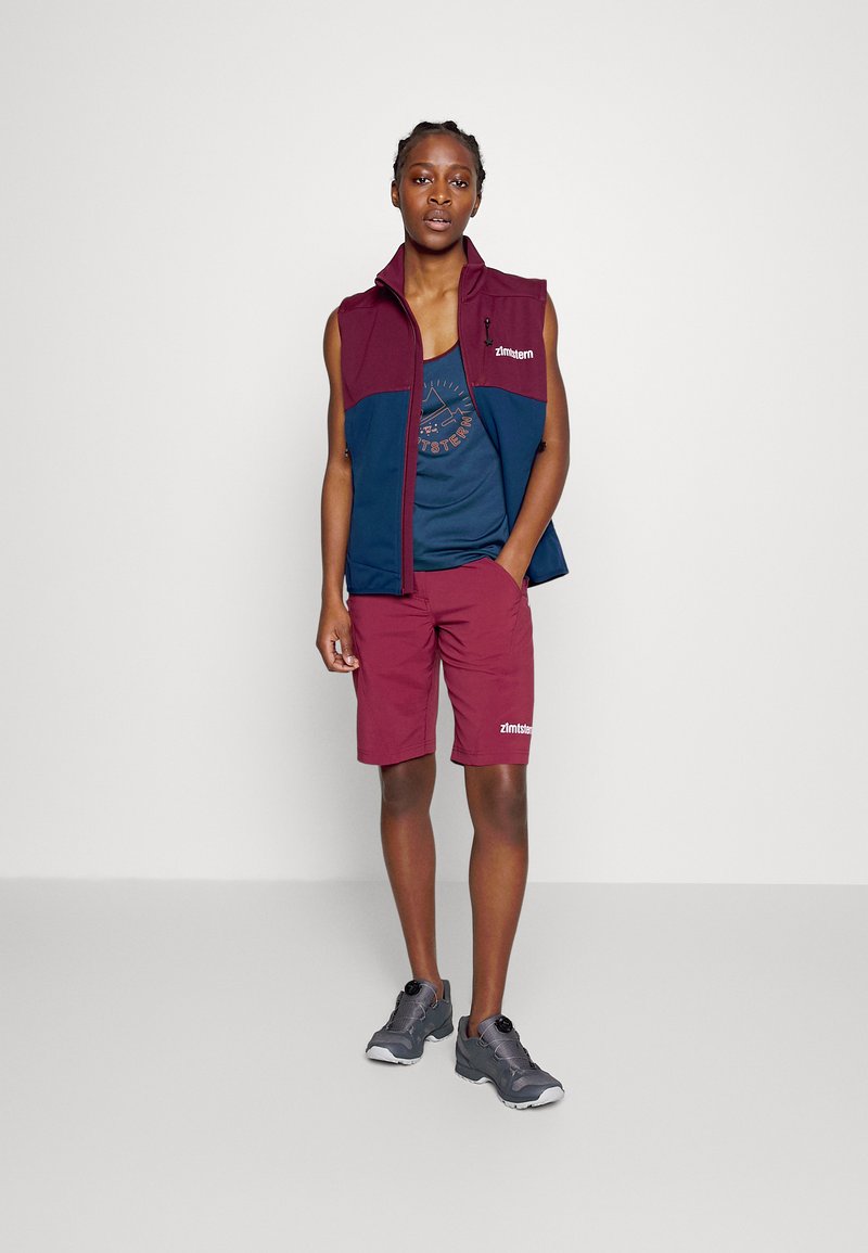 Damen Sportbekleidung | Zimtstern PUREFLOWZ TANK Sport T-shirt french navy/windsor wine/dunkelblau - PR80512 Damen Sportbekleidung | Zimtstern PUREFLOWZ TANK Sport T-shirt french navy/windsor wine/dunkelblau - PR80512