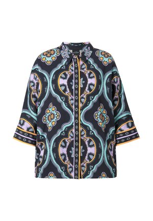 Ulla Popken Button-down blouse - black