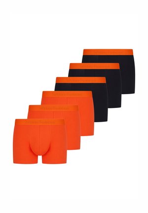 6ER PACK RETRO - Boxerkalsong - schwarz   orange