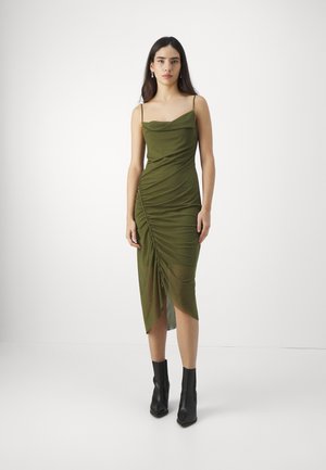 ULLA DRESS - Kokteilinė suknelė / vakarėlių suknelė - olive green