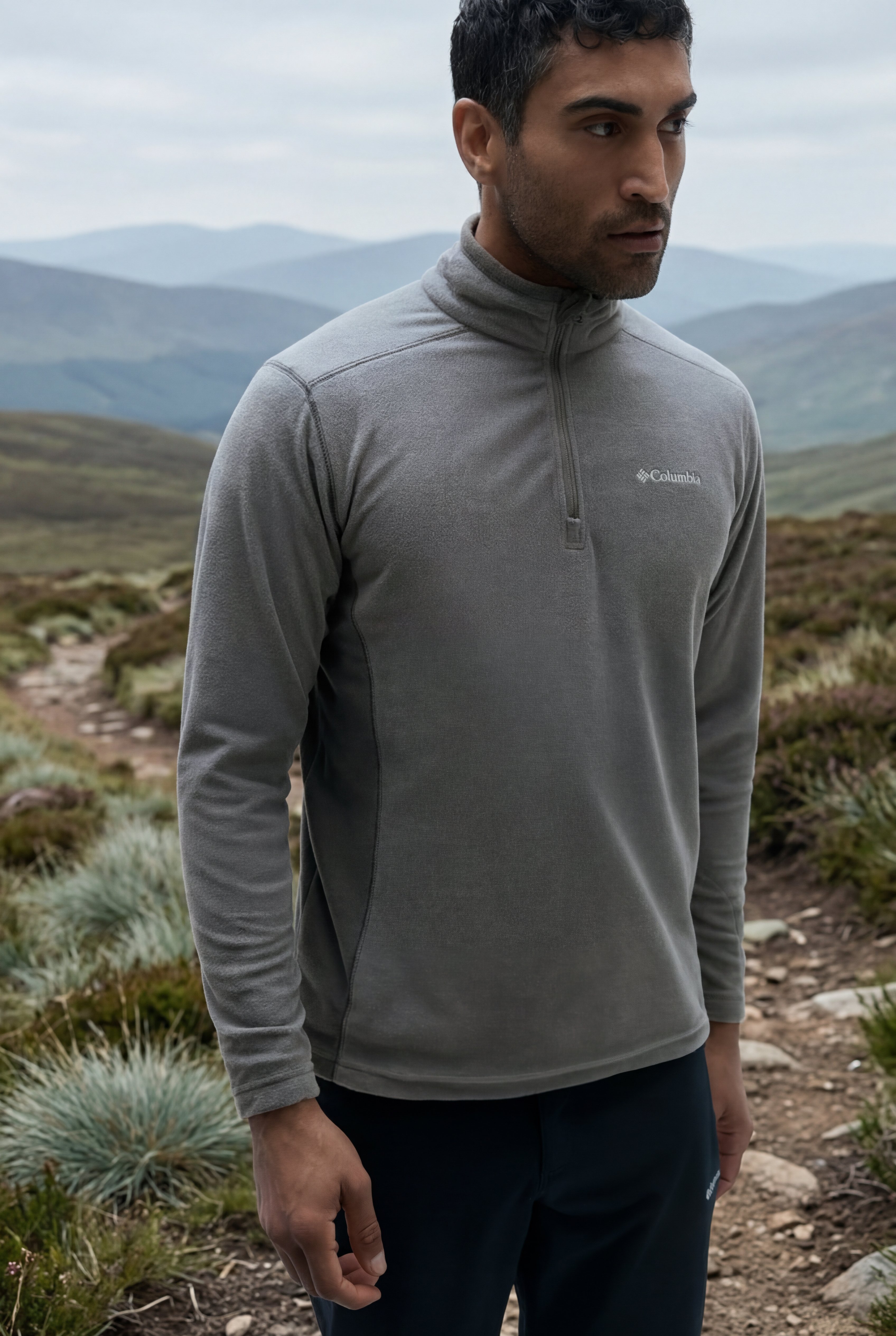 Columbia KLAMATH RANGE II HALF ZIP - Fleece jumper - grau/grey