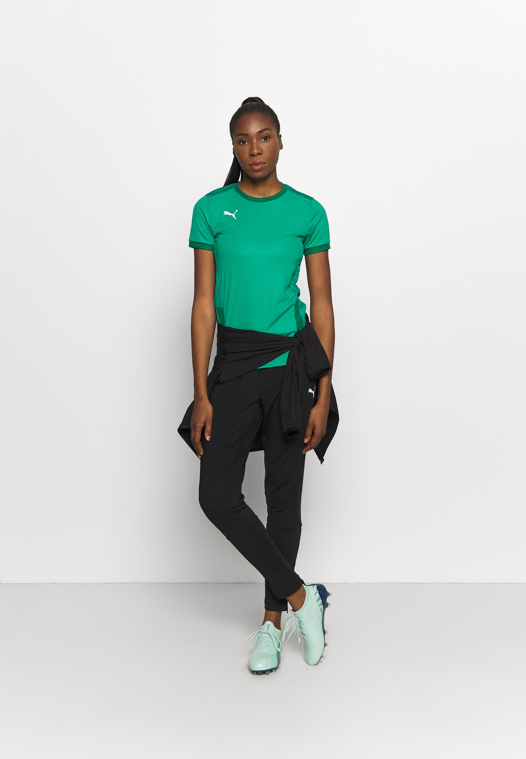 black and green puma shirt