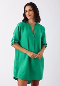 Zwillingsherz MUSSELIN  - Vestito casual - grün