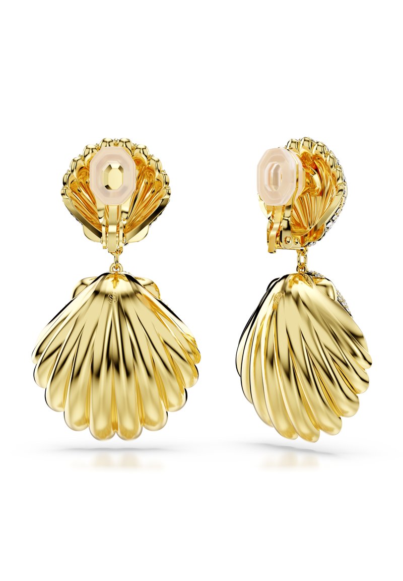 RIZILIA Jewelry Clip On Chic crema avorio perla di cristallo cristallo