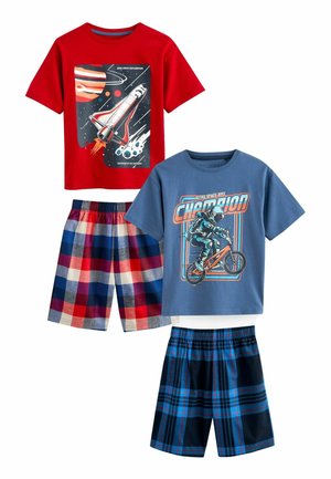 2 PACK SET - Pidžaamakomplekt - red blue space