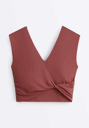 OYSHO CROSSOVER COMFORTLUX  - Top - brown