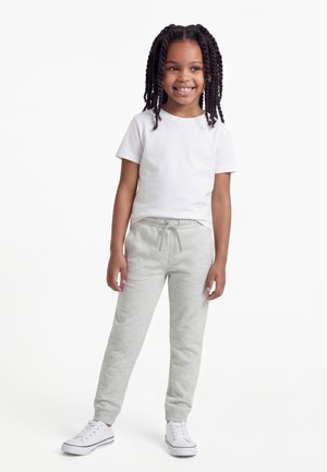 Friboo UNISEX 2 PACK - Pantaloni de trening - black/mottled light grey