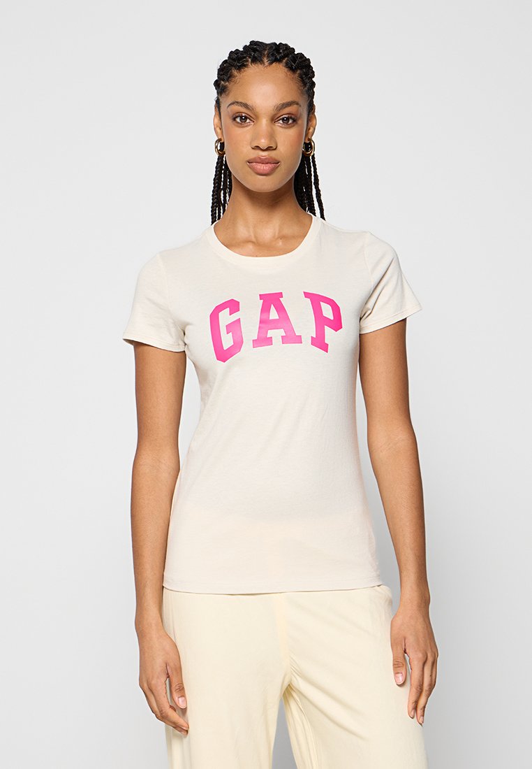 GAP T-shirt print zandkleur