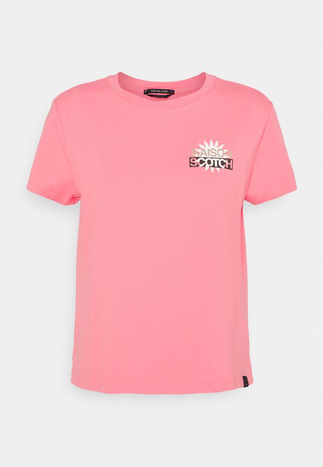 SIGNATURE LOGO - T-shirt print - pink smoothie