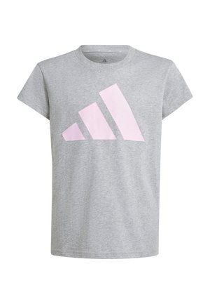 DE MANGA CORTA ESSENTIALS - Camiseta estampada - grey, pink