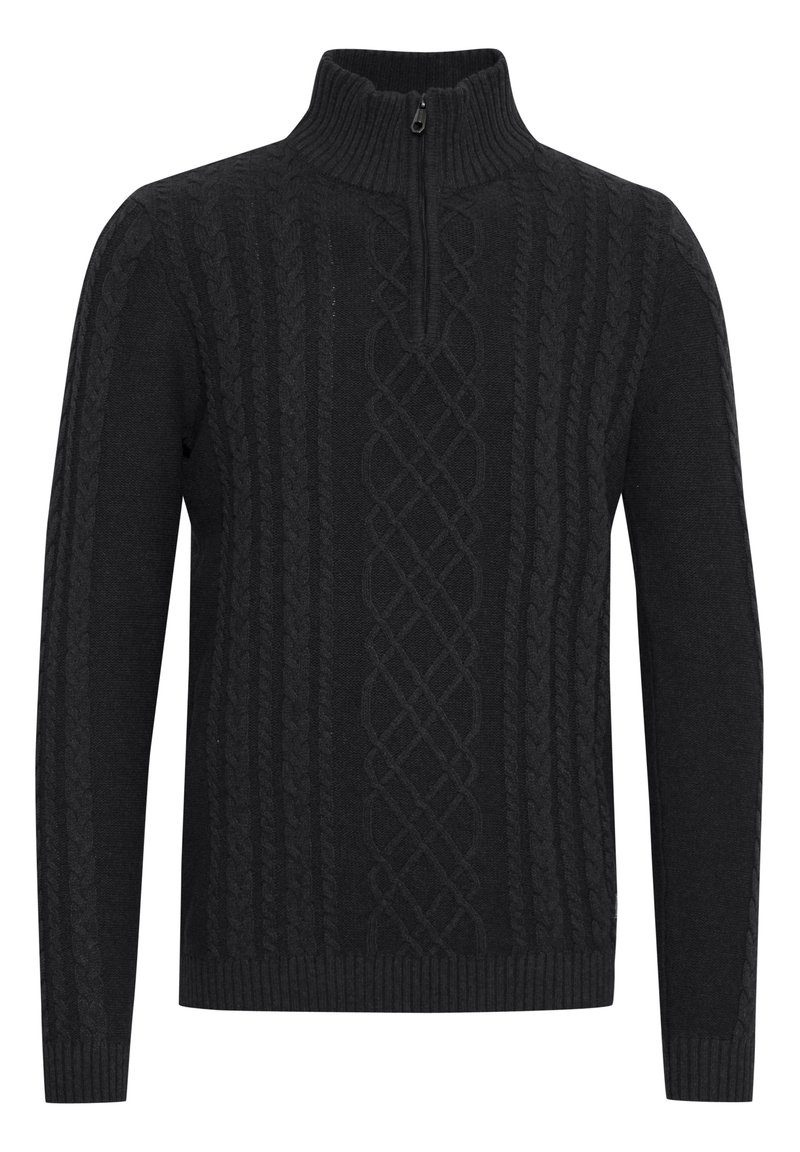 11-project-prjamelien-heavy-knit-troyer-maglione-dark-grey-melange