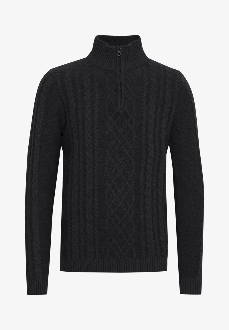 11 Project PRJAMELIEN HEAVY KNIT TROYER Maglione Dark Grey Melange 11-project-prjamelien-heavy-knit-troyer-maglione-dark-grey-melange