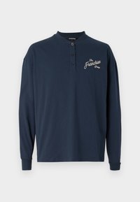 STAMP LONG SLEEVE - Ilgarankovis viršutinės dalies drabužis - blue/beige