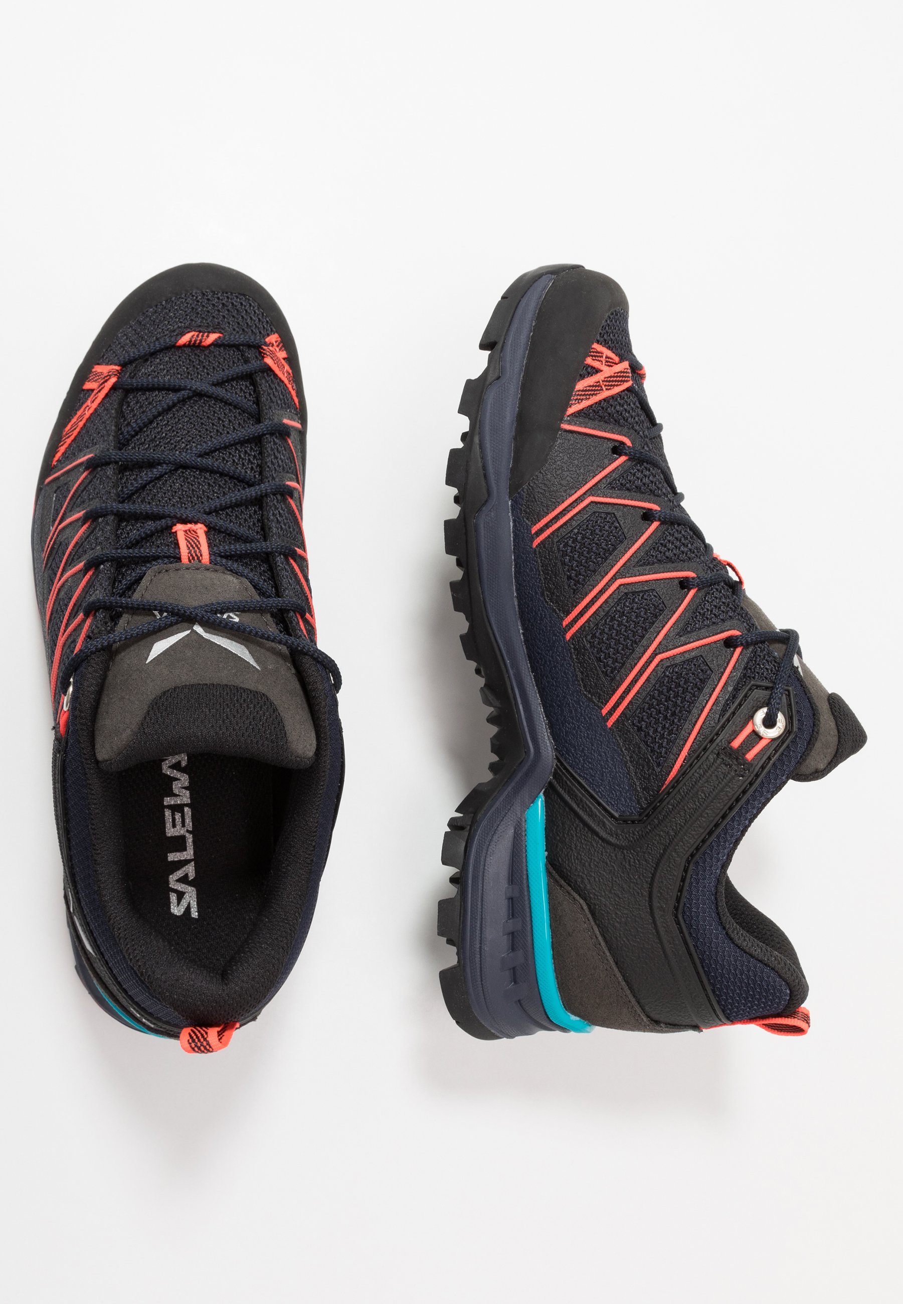 Salewa MTN TRAINER 2 GTX - Fjellsko - dark denim/fluo coral Salewa MTN TRAINER 2 GTX - Fjellsko - dark denim/fluo coral