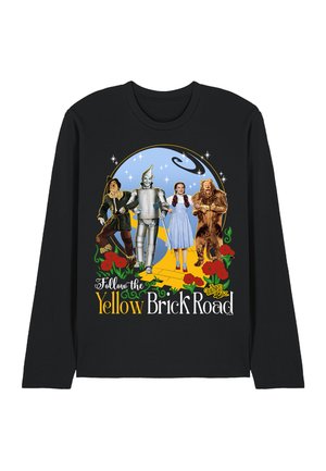 Cotton Soul, THE WIZARD OF OZ YELLOW BRICK ROAD - Long sleeved top - black