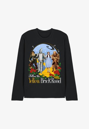 Cotton Soul, THE WIZARD OF OZ YELLOW BRICK ROAD - Long sleeved top - black