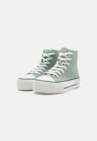 Even&Odd Vysoké tenisky - light green